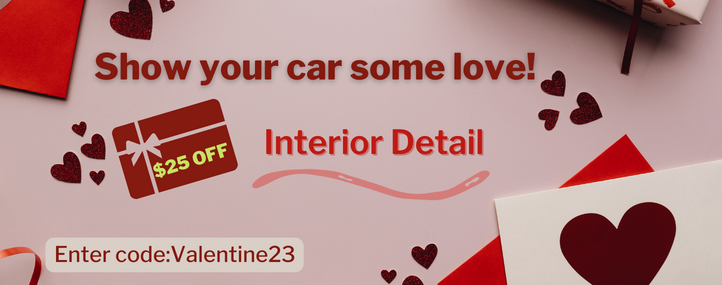 Drive into love with a refreshed car this Valentine's Day! 🎁 Get $25 off on an Interior Detail and show your car some love❤️  Book your appointment today by visiting condowash.com
 #loveyourcar #valentinesdaygifts #valentines #interiordetails #condowash