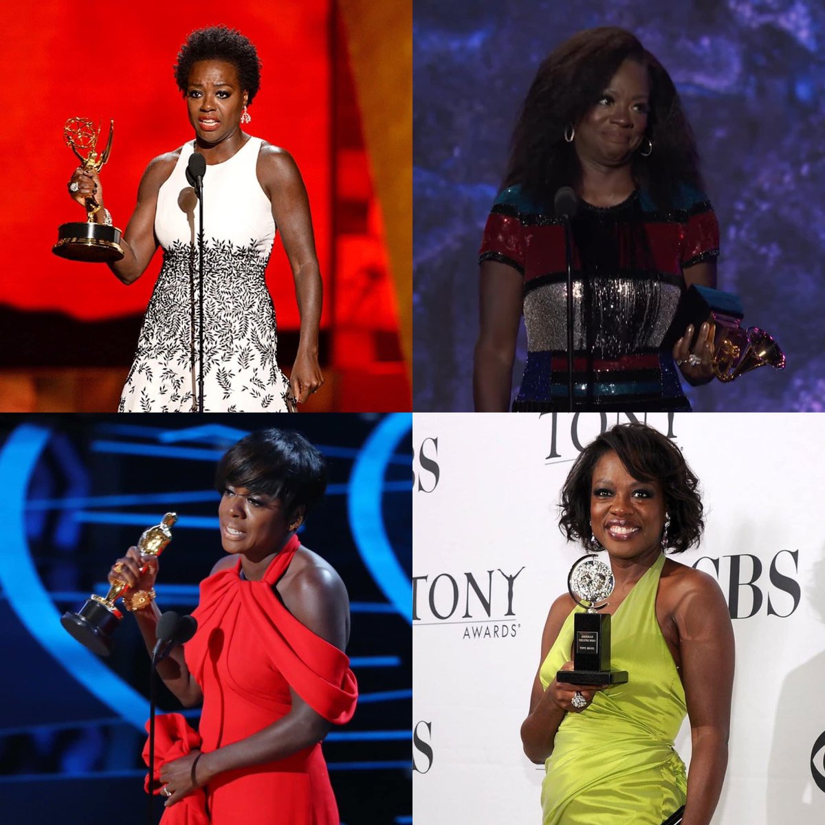 childofolive's tweet photo. Congratulations @violadavis !!!  #EGOT #GRAMMYs https://t.co/SmJmS0QOcl
