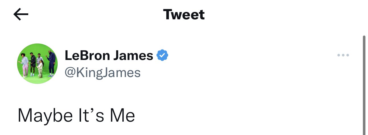Maybe It's Me