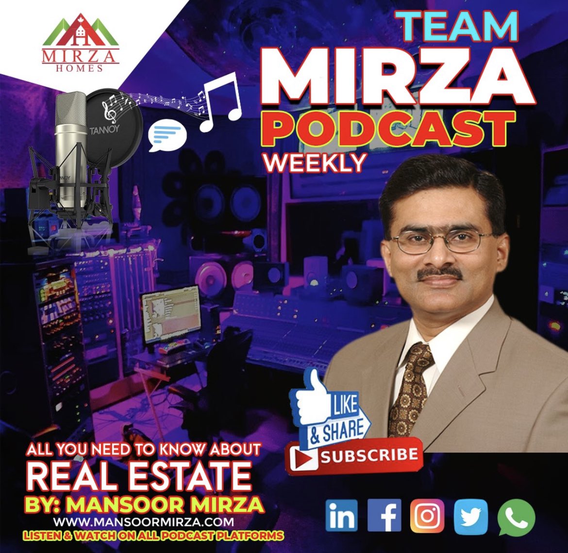 Realtormansoor's tweet photo. I published new episode:Team MIRZA Podcast # 8, please check it out.
https://t.co/QEykrXhcWQ https://t.co/rqAqbEJhEt