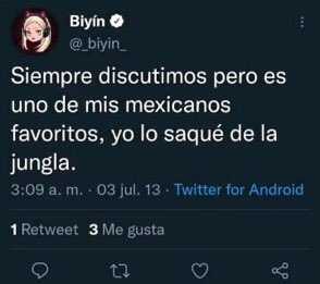 DashXtram's tweet photo. @zoyItzelcon_Z @_biyin_ Y mexicana eres. En fin, típico de los fans de menos de 15 años https://t.co/nAiTF1aGs4