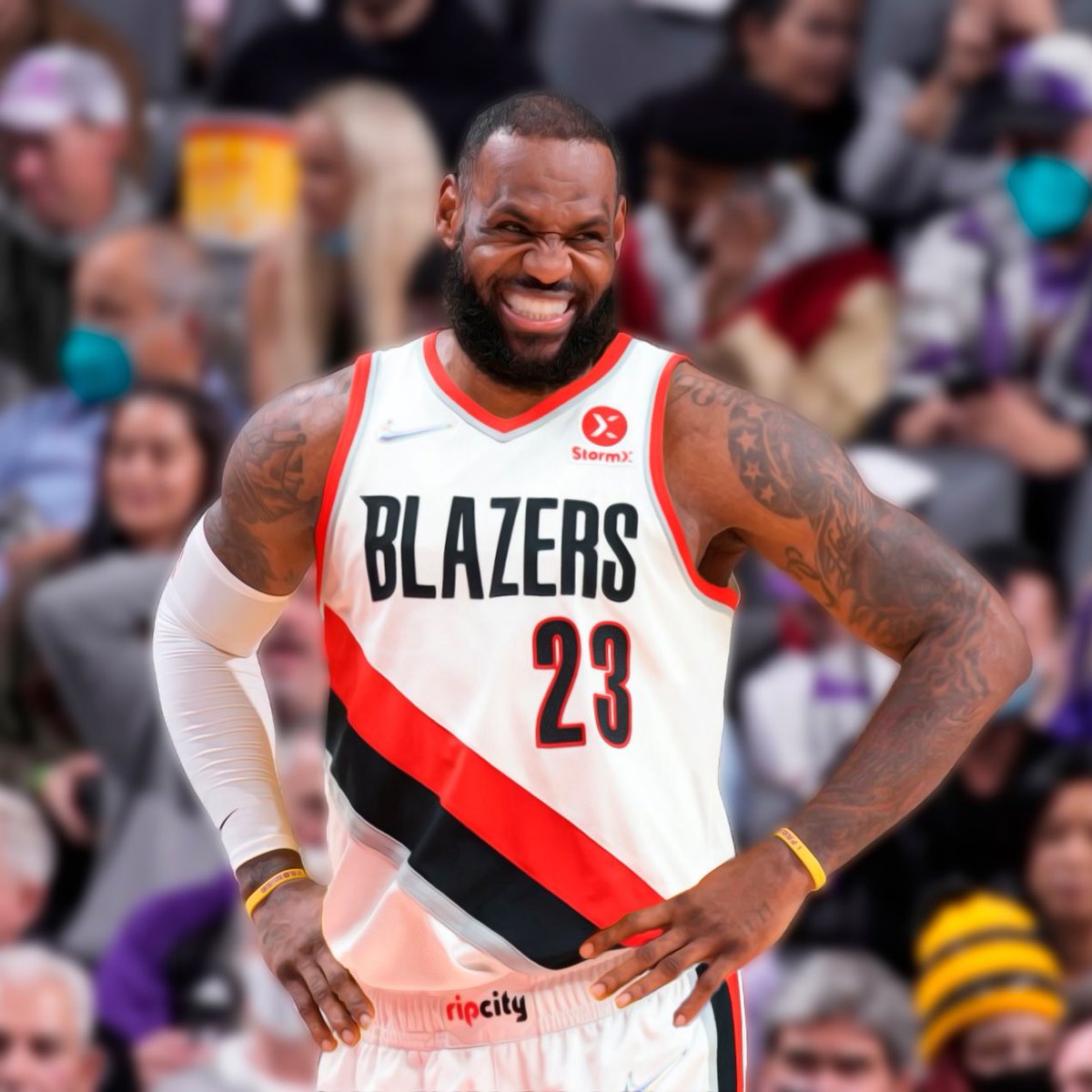 BlazersArgento's tweet photo. @KingJames Ykwtd https://t.co/zvQc540XAH