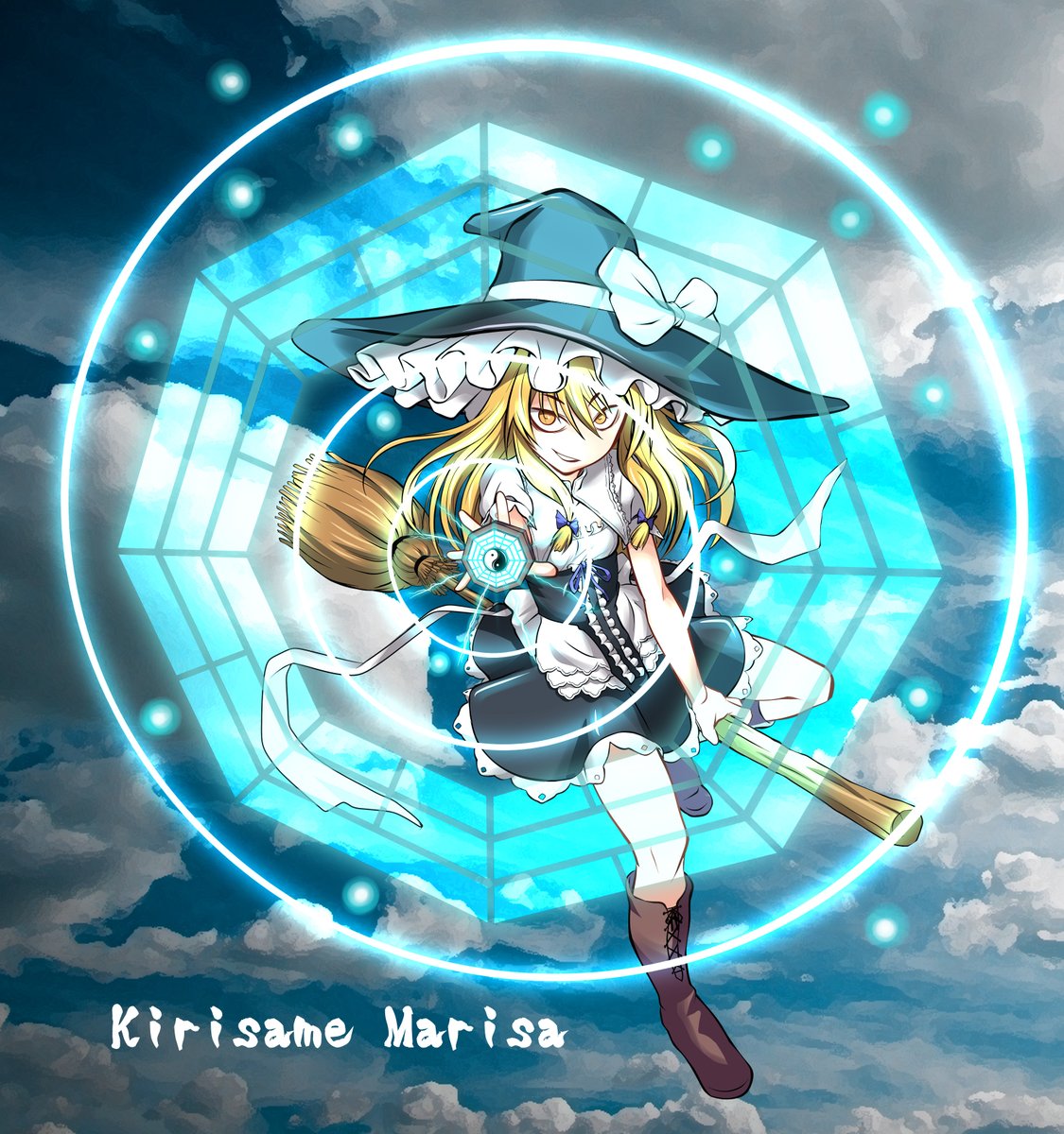 #わたしの霧雨魔理沙 
→は奇怪庵主人様に依頼され制作したlive2D用モデル(採用分はもっと青味のあるカラーで、これはNG版) 