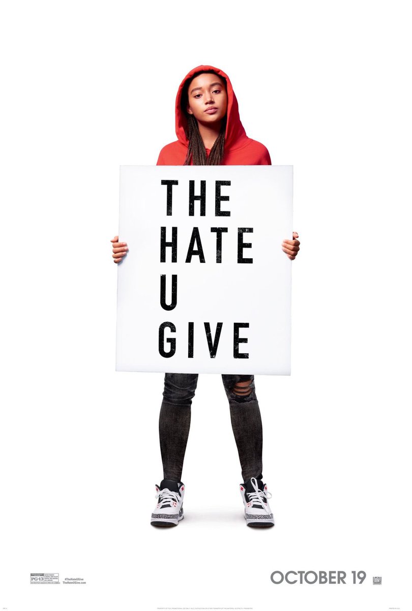 The Hate U Give is one of those movies that you just need to be still and listen. It’s not just a movie, but a teachable moment that everyone could take something from. I love a movie that brings raw emotion to a sensitive topic that needs to be discussed. Excellent 9/10! https://t.co/L0ZIeb26D6