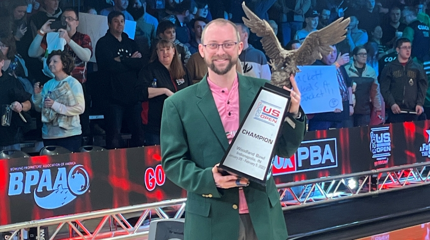 E.J. Tackett won the 2023 U.S. Open presented by Go Bowling! by defeating Kyle Troup 221-208 in front of a capacity crowd at Royal Pin Woodland in Indianapolis on Sunday. Read all about Sunday's stepladder competition here: bit.ly/3wUqskC

#USOpen #GoBowling! #AFFTS