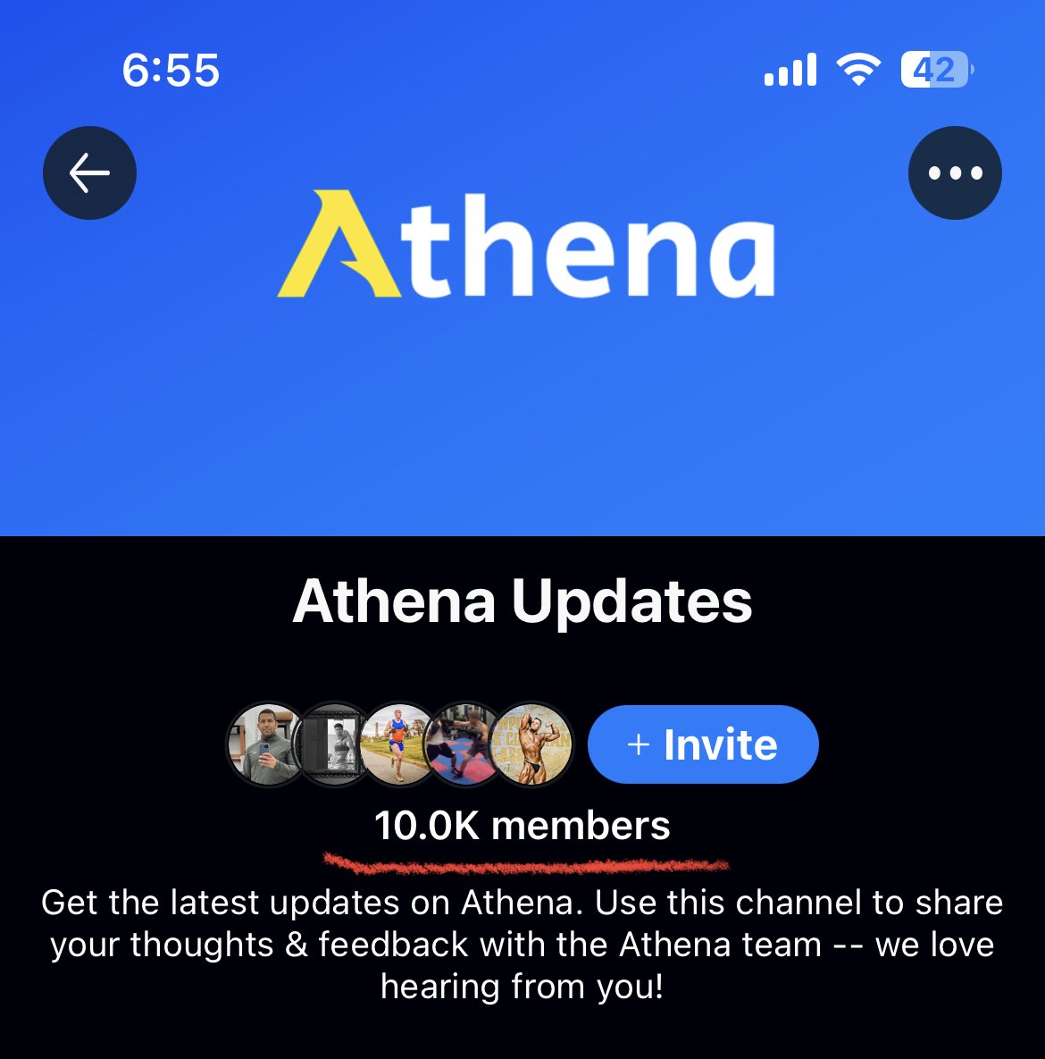 ajwolf93's tweet photo. Officially hit 10k registered users on ⁦@athena__app⁩ ! #justgettingstarted https://t.co/Of5rFC1ybT
