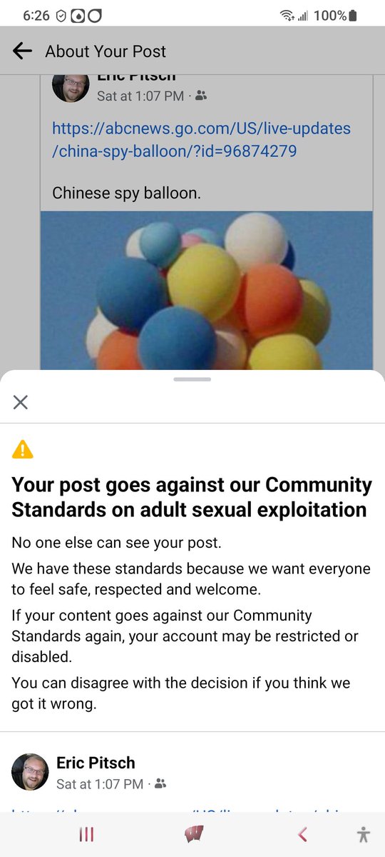 EricPitsch's tweet image. Facebook is ridiculous!!!