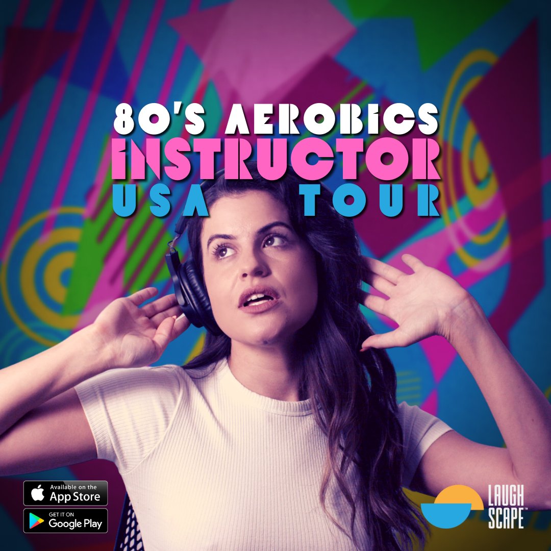 laughscapeapp's tweet image. Let @weezasqueeza ⁠lull you to sleep with her tour of the USA as an 80's aerobics instructor. This one's a goodie!

#Sleep #SleepHack #Insomnia #😴 #cantsleep #Mindfulness #Comedy #Laughscape #sleepstoriesforadults #Relax #Stress #unwind #USA #aerobics