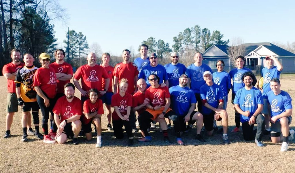 RomeRedbacks's tweet image. Just a regular Sunday here in Rome GA. Introducing men and women to Aussie Rules football, a game they can love, play day 1, and master if they want.  22 + today...3:00pm every Sunday.. come out. 

#romegeorgia #romega #aussierules @romegeorgia @WhenInRomeGA1 @DowntownRomeGA