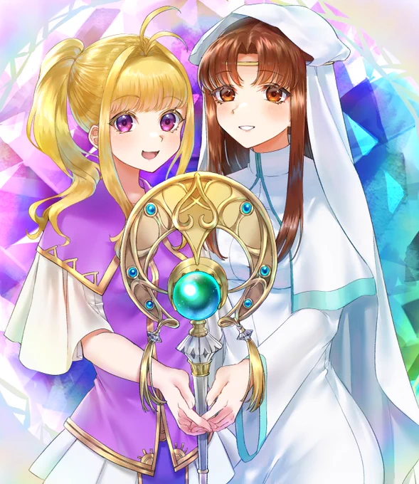 #2人組をあげる見た人もやるリリーナ様ばかりなの(‾▽‾;) 