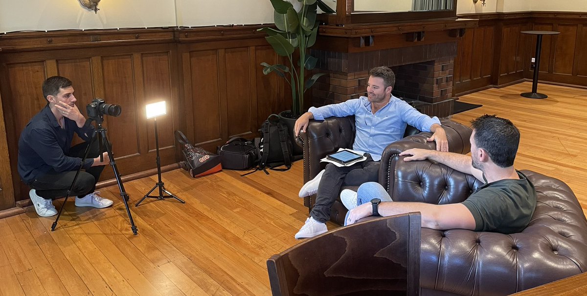 Phenomenal afternoon with our colleagues <a href="/Sambruce86/">Sam Bruce</a> <a href="/StuartRandall/">Stuart Randall</a> <a href="/jamesvanleeuwe1/">James Van Leeuwen</a> <a href="/LaurieHoresh/">Laurie Horesh</a> <a href="/bokamotoESPN/">Brett Okamoto</a> Check our show tomorrow <a href="/ESPNAusNZ/">ESPN Australia & NZ</a>