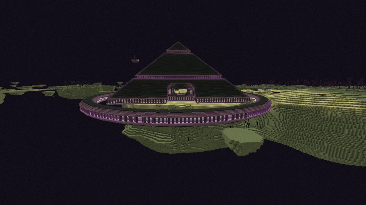 About halfway done with our shulker farm in Hardcore Minecraft.