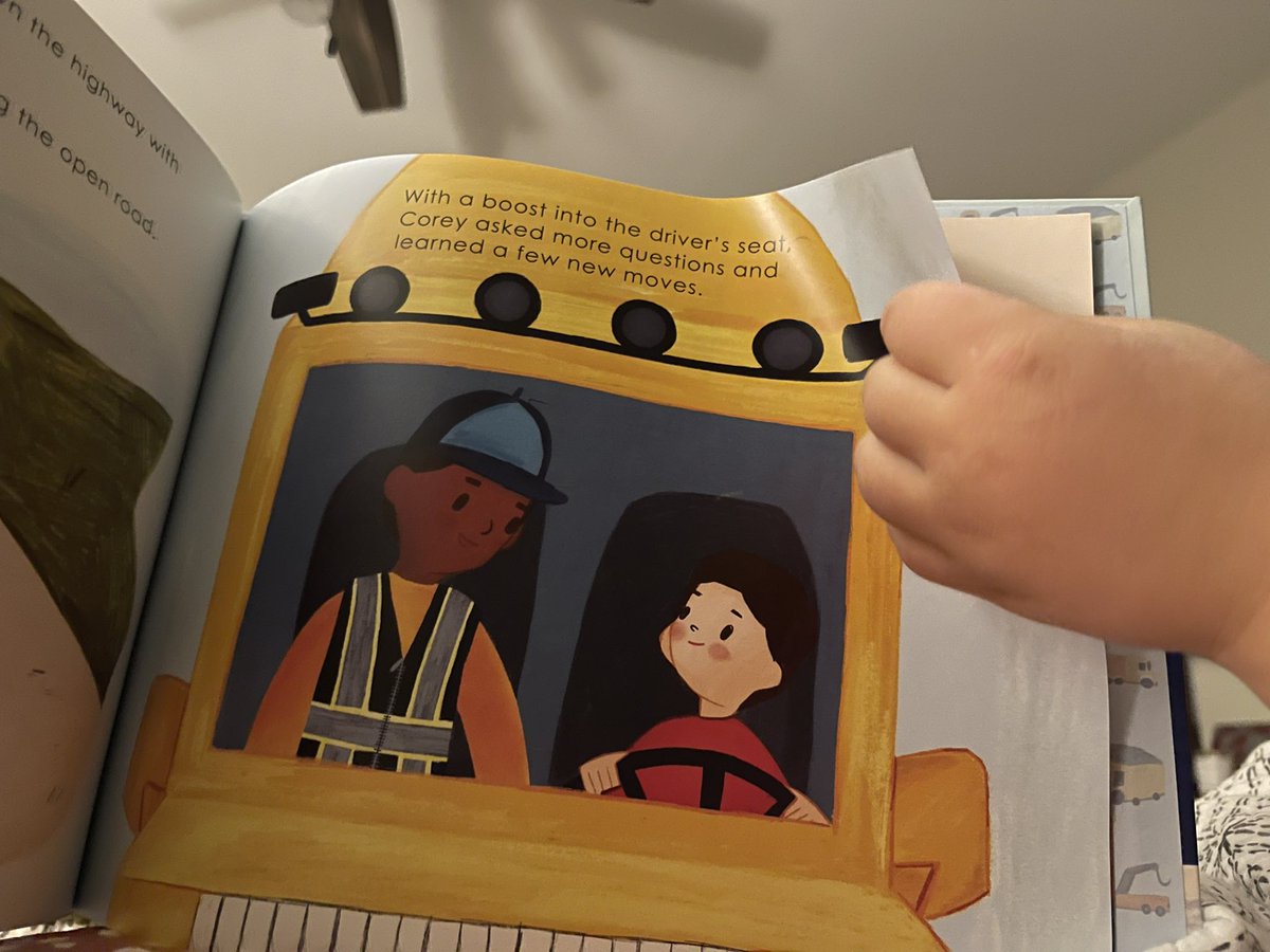 My kids are loving this great book! Great pictures and sweet story- they loved it! #BigTruckPlaydate
