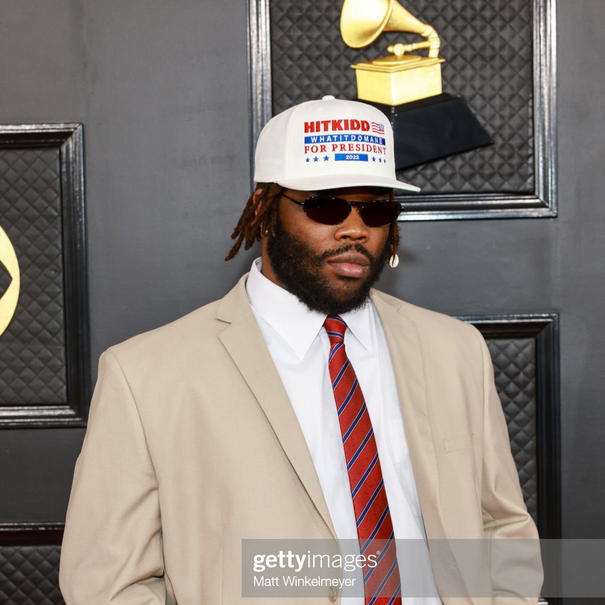 Hitkidd's tweet photo. South Memphis at the #Grammys https://t.co/13J0OlQ0F1
