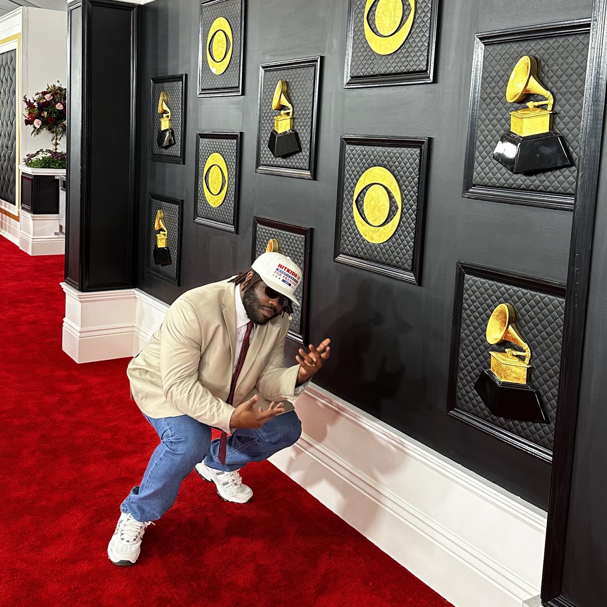Hitkidd's tweet photo. South Memphis at the #Grammys https://t.co/13J0OlQ0F1