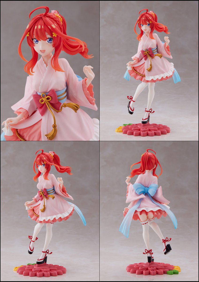 TENITOL anuncio el lanzamiento de una figura basada en el personaje Itsuki Nakano de la franquicia "Gotoubun no Hanayome" para Octubre 2023.
Tendrá una altura de 220 mm y un precio de 6,820 yenes (53 dolares).
#五等分の花嫁 #Gotoubun #5hanayome_anime