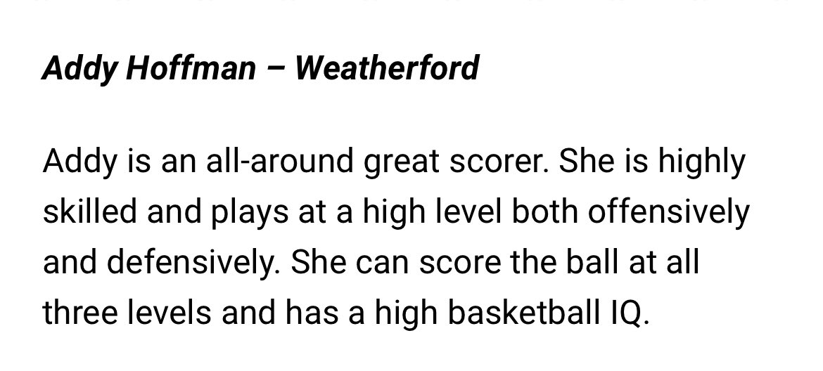Addy Hoffman tweet media