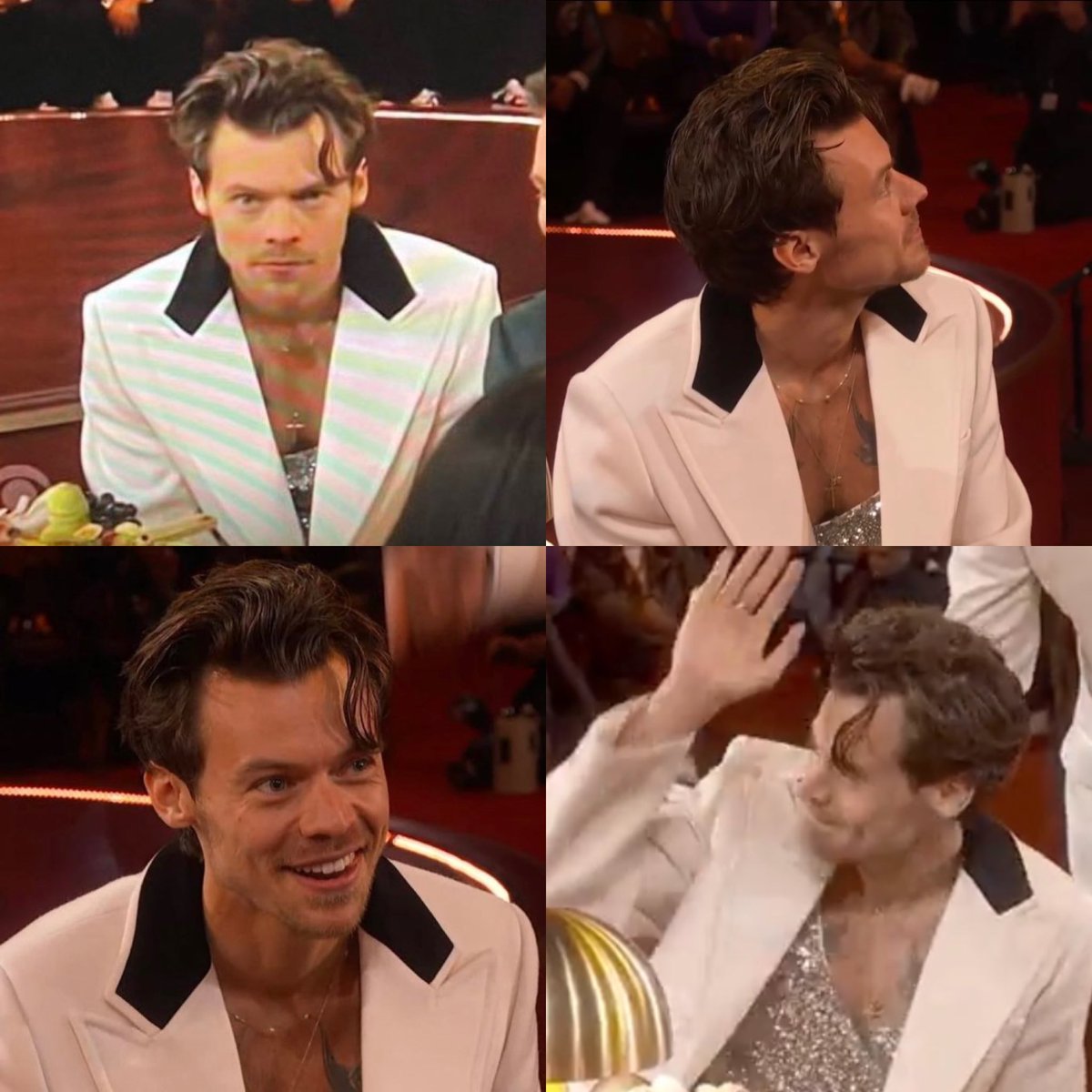 harry styles, white and black 🐰