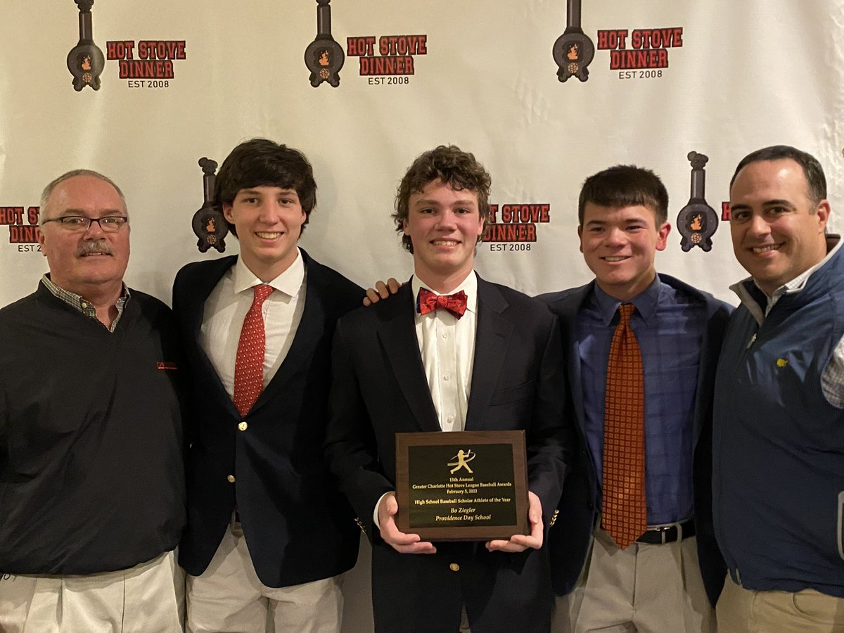 Honored to be a recipient of the High School Baseball Scholar Athlete award at the <a href="/HotStoveDinner/">Hot Stove League Baseball and Softball Awards</a> tonight. Thank you to <a href="/SCSportsReport/">Tripp Roakes</a> for the great event! 
<a href="/ChargersPDS/">PDS Athletics</a> <a href="/OnDeckAcademy/">On Deck Academy</a>