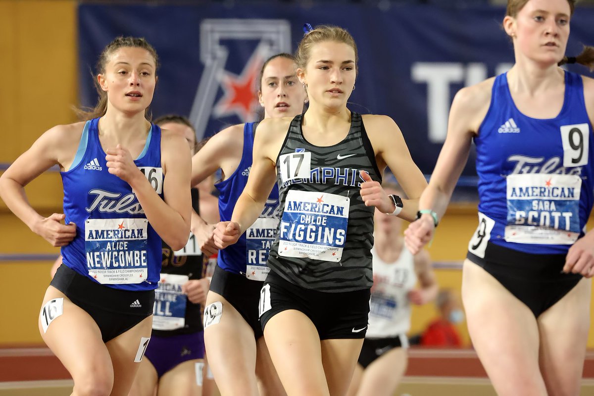 MemphisTFXC's tweet photo. Women's 3,000m Results:

A runner-up finish for Chloe Figgins! 
Jalyssa Smith also clocks a new PR!

2. Figgins - 9:47.92, PR
11. Smith - 10:18.20, PR

#GoTigersGo https://t.co/GfIYiLVoCO