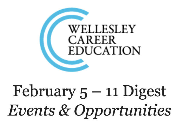 mailchi.mp/906c70b4b11c/a…

Check out these week's Digest to learn about:
- Wellesley-Funded Internships &amp; Grants!
- The Spring Career Fair happening THIS Tuesday
- This week's Intl Affairs Careers Mini Series
- Drop-In Hours for this week
- Alternative Break applications
- &amp; more!