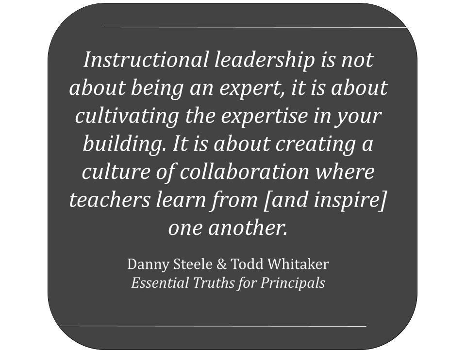As a principal, it’s not about knowing everything, but surrounding yourself with the best of the best. Collaboration is key!