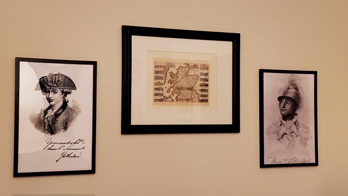 tempiewade's tweet photo. Major Tallmadge and Major André, together again, looking over my shoulder while I work at my desk. #writersoftwitter #WritingCommunity #culperspyring #washingtonsspies #AuthorsOfTwitter #historical #books #ebooks #history #revolutionarywar #writerslife https://t.co/7dNwctUgBN