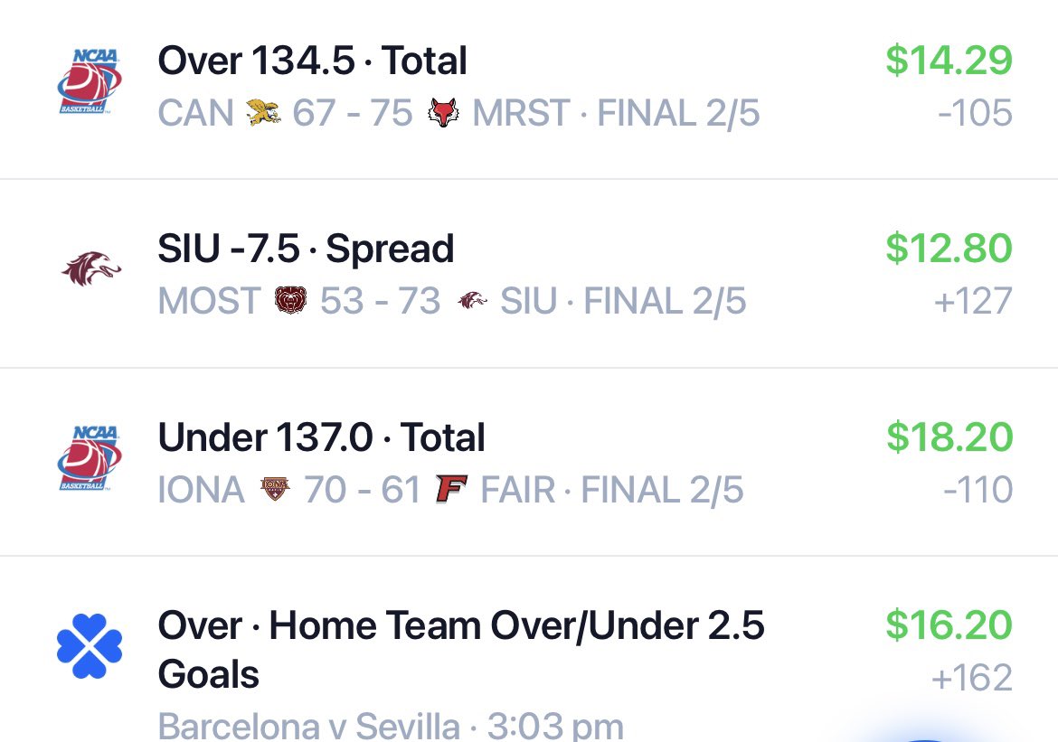 LukeWharton17's tweet photo. Wins from @OddsJam positive EV tool. This is just 2 days 

@AlexMonahan100 #GamblingTwitter #oddsjam https://t.co/4HBeXNq7Hx