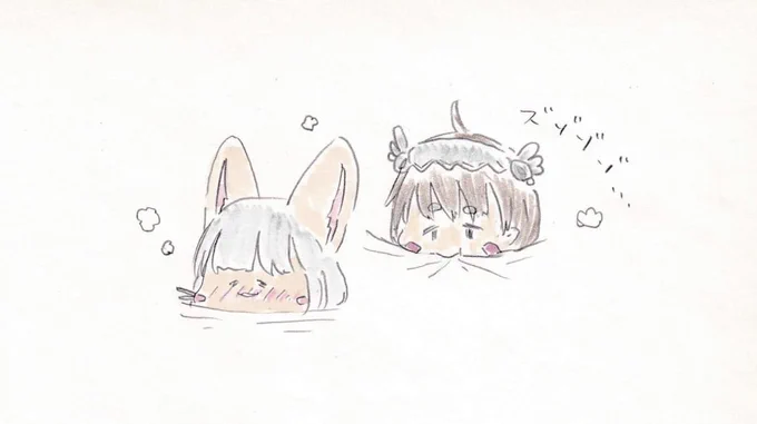 風呂の日のナナチちゃん。#イラスト #メイドインアビス 