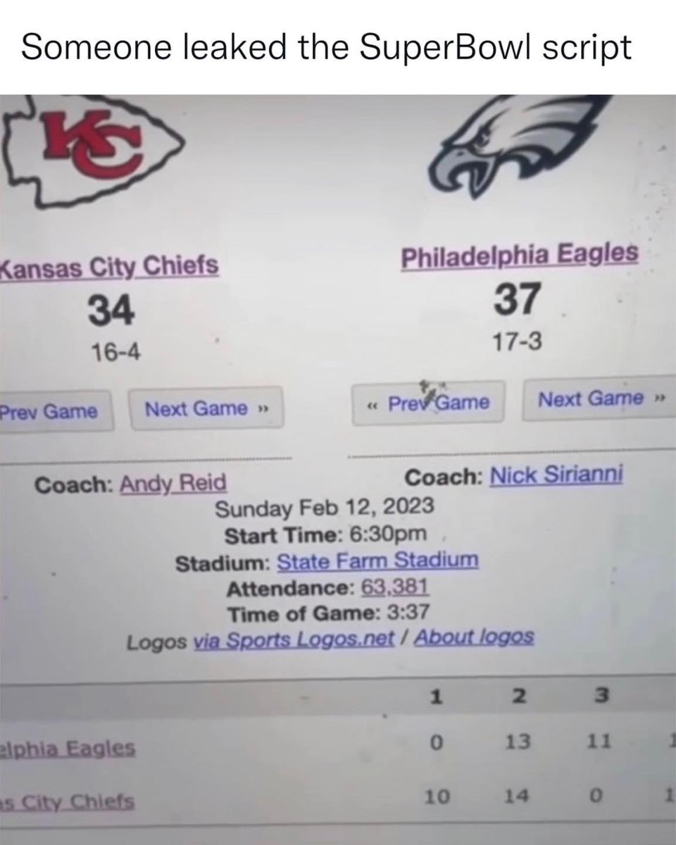 heysan30's tweet image. #NflScript #SuperBowlLVII  👀