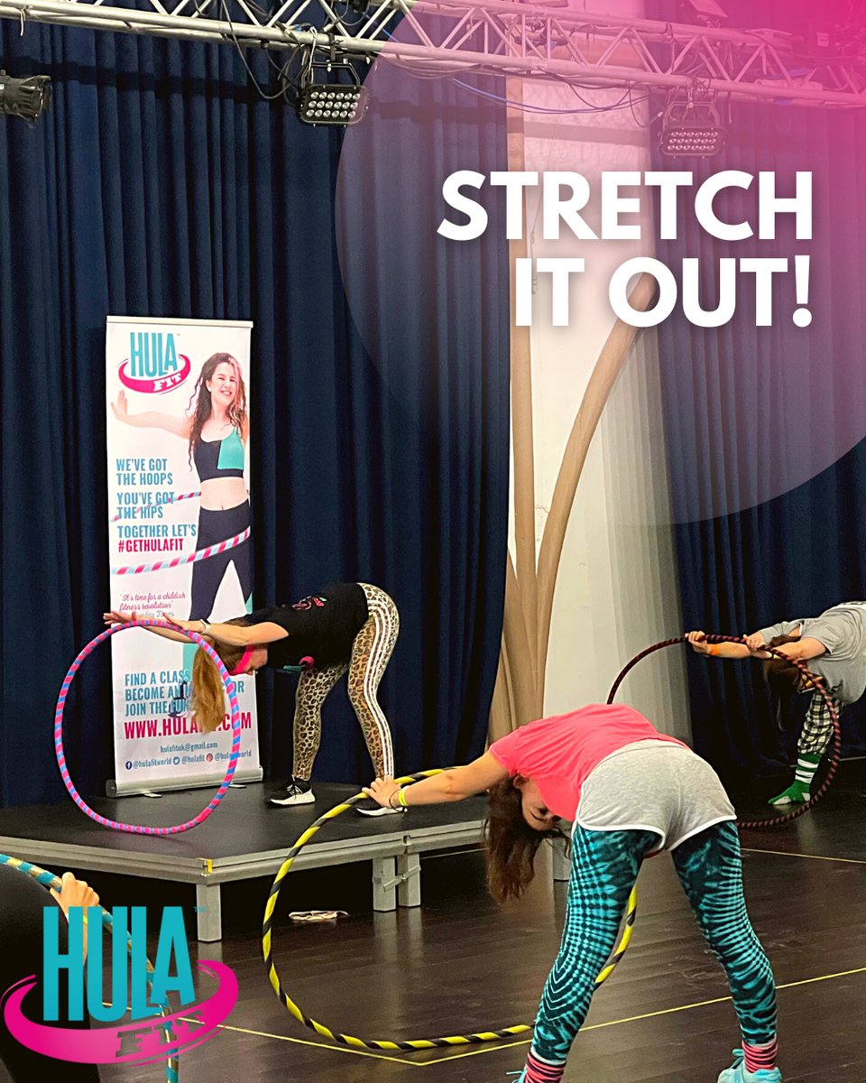 HulaFit's tweet photo. We don't know who needs to hear this, but... STRETCH!

Stretching after a workout is so important to help you...

✨ Cool down safely
✨ Maintain and improve range of motion
✨ Improve flexibility
✨ Reduce muscle fatigue and aching

Look after those hard working limbs! 😍 https://t.co/JCftKWVXb2