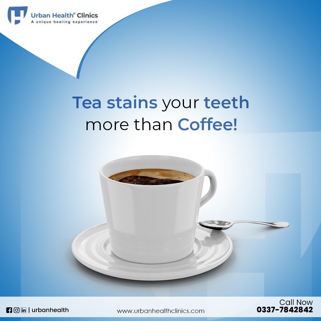 UrbanHealthpk's tweet image. (1/2)Tea is soothing, but sipping on this hot beverage can also have adverse effects on your teeth.
.
.
#urbanhealth #medical #pharmacy #prescription #doctor #dentist #dentalimplement #dentalproblem#dentalproblem
