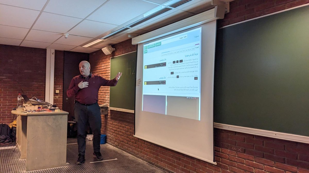 We had lots of fun presenting Hedy at <a href="/fosdem/">FOSDEM @fosdem@fosstodon.org</a> this weekend!!