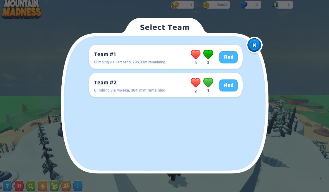 mountainmadgame's tweet photo. You can then track and follow your teams as they progress. If you can't find them on the mountains (I've lost many!), the Find option zeros in on their position for you. https://t.co/0AlkmVVFlK