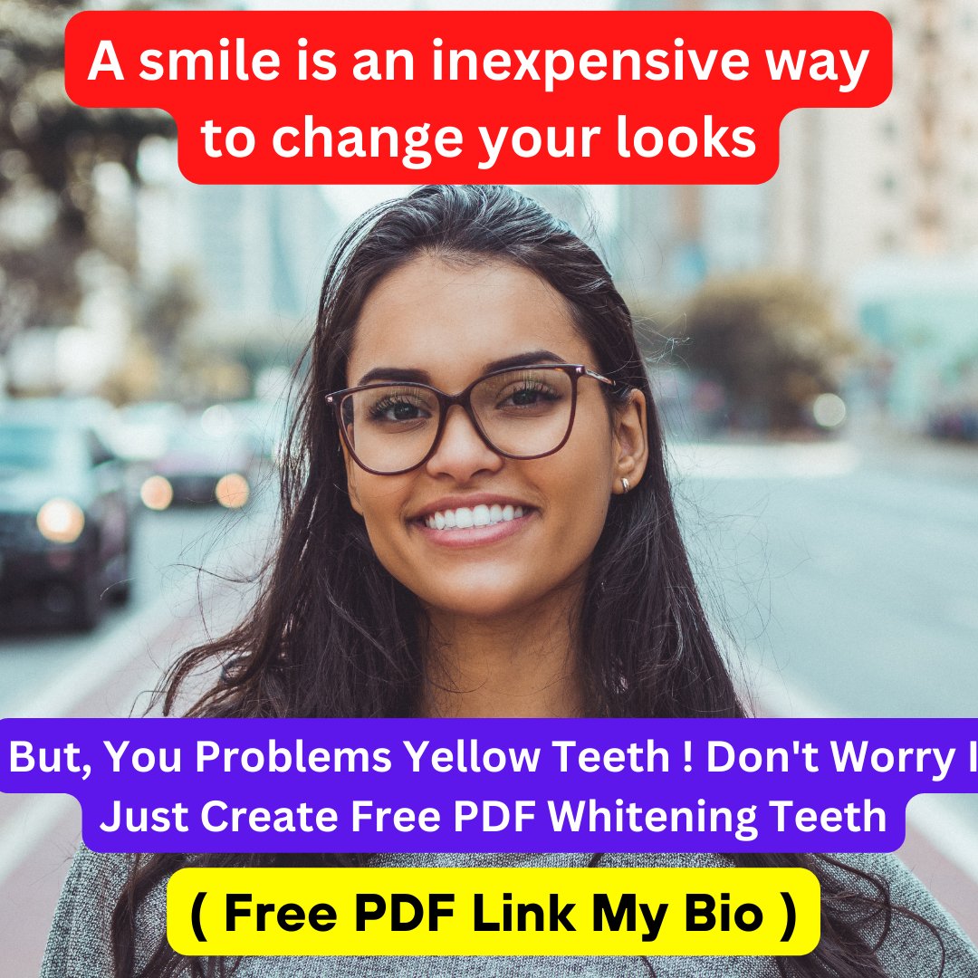 Madanjohn0123's tweet photo. Can You Go From Yellow To White Teeth Naturally | Yes, You Can White Your Teeth Again White

If You Learn Best Way To White Your Teeth At Home( Check My Free PDF With Video Link My Bio ) ! 

#teethwhitestep #whitenteeth #whiteteeth #teeth #brightteeth #womenwhitenteeth #USA https://t.co/Q6hyduEq8T