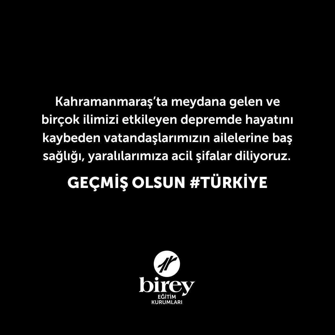 GEÇMİŞ OLSUN #TÜRKİYE