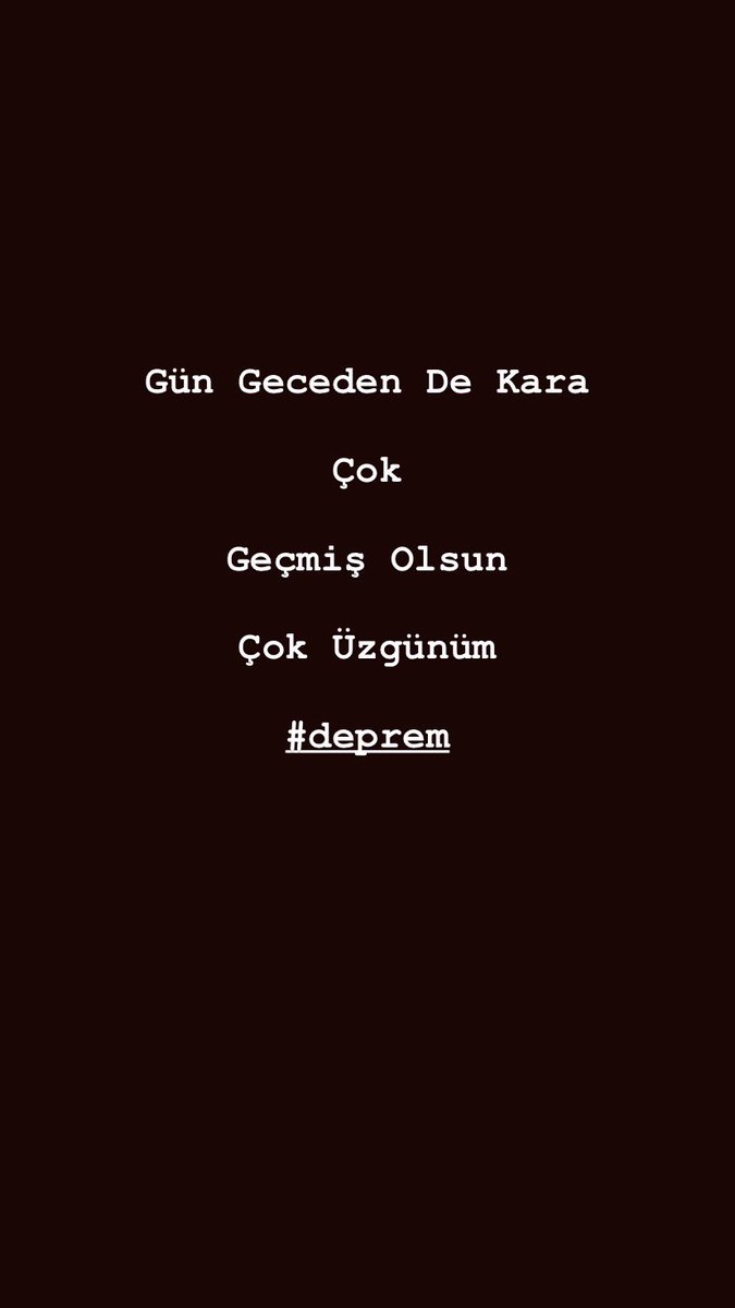 Çok Üzgünüm.. Rabbim Herkesin Yardımcısı Olsun.. #deprem