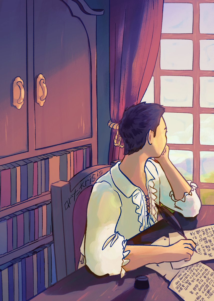 My piece for <a href="/BtsOpulenceZine/">Opulence Zine 🥂</a>!!! Leftover sales are ongoing pls check it out 🥺 so many incredible works in this zine, pls support!!