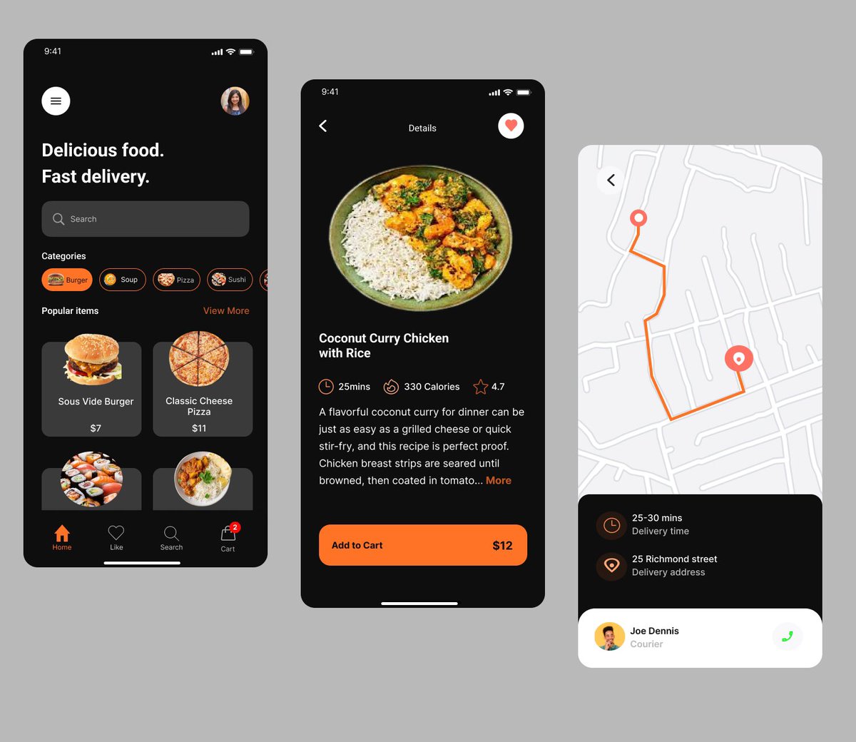 kingtee_007's tweet photo. Decided to try out dark mode on my previous design concept….
.
.

#dailyui #dailyui50 #graphics #ui #ux #uiux #creativity #userexperiencedesign #userexperience #dailyui100 #uiuxdesigner#uitrends#webapplication https://t.co/eTJm6YO6K8