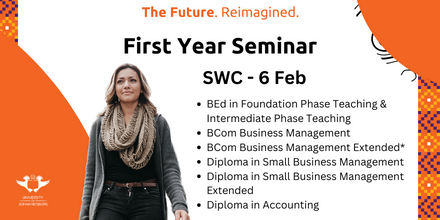go2uj's tweet photo. Welcome to Our First Years!
Find all the information you need right here for your on campus orientation:
https://t.co/B0Fj6rAPqx
#UJ2023
#UJFirstYears
#UJFYS https://t.co/ldW9PLQfd7