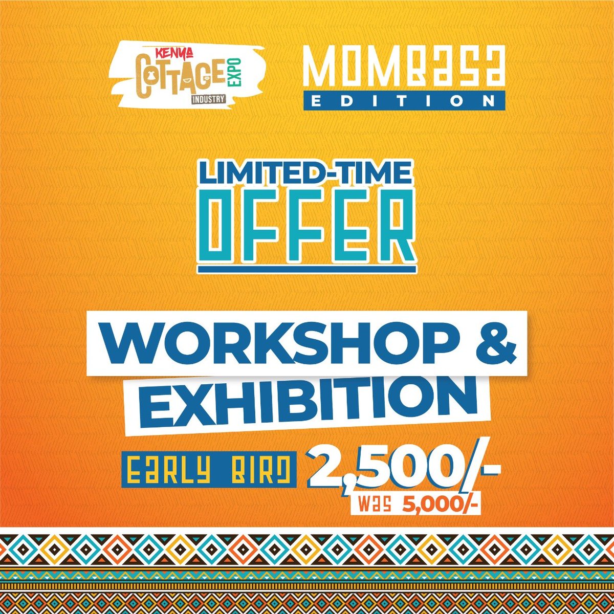 KenyaCottage's tweet photo. Common reasons SMEs fail include:
-A lack of capital or funding.
-Retaining an inadequate management team.
-A faulty infrastructure or business model.
-Unsuccessful marketing initiatives.
Grab your early bird offer,

To Register - https://t.co/nawTfak4a9

@kayana_kenya 

#mombasa https://t.co/ldcdhEfMUe