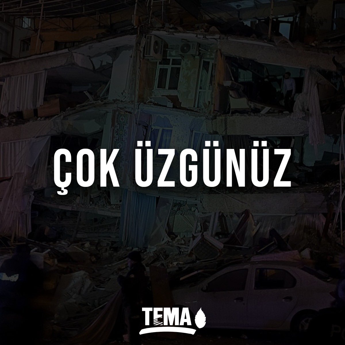 Geçmiş olsun Türkiye!

7.4 büyüklüğünde meydana gelen ve merkez üssü Kahramanmaş Pazarcık olan deprem Akdeniz, Doğu ve Güney Doğu Anadolu Bölgelerinde etkili oldu. Deprem, ülke genelinde birçok çevre ilde de hissedildi.