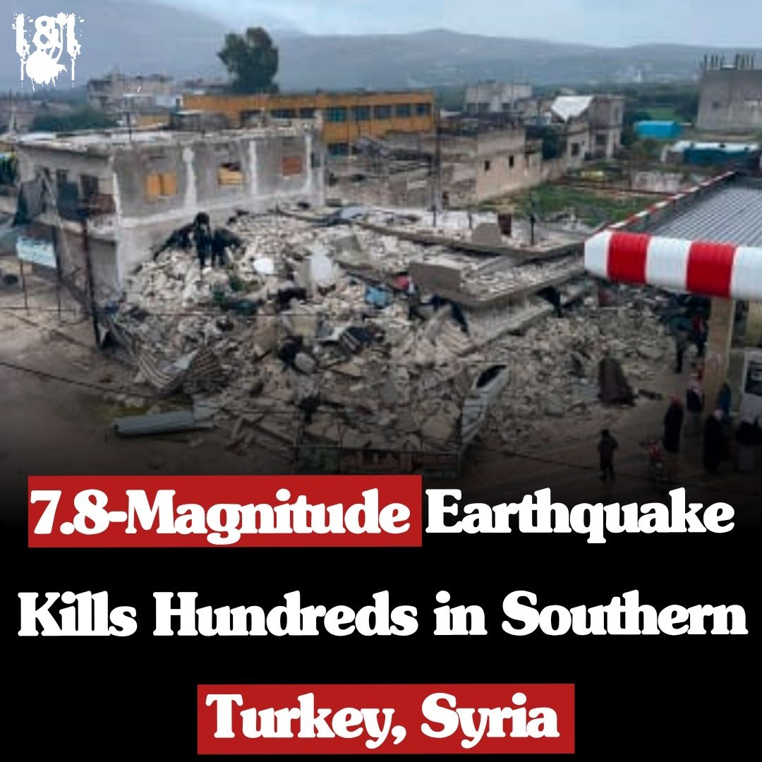 MaazSaeed1989's tweet photo. 7.8-magnitude earthquake kills hundreds in southern Turkey, Syria.
#earthquake #death #turkey #syriy https://t.co/TgKZWjTX6v