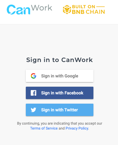 CanWork_io's tweet photo. Twitter authorization is functioning again for CanWork sign-in.

Sorry for any troubles you might've had.

#freelance #cryptofreelance #bnbchain #canwork https://t.co/DjJJRfVtpu