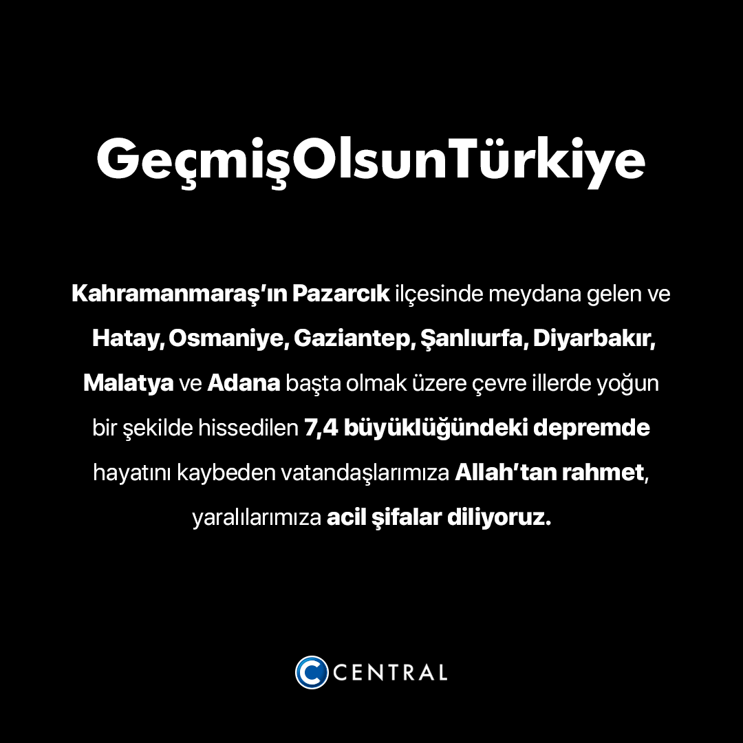 CentralTR's tweet photo. Çok üzgünüz...    #deprem https://t.co/0asnyNSdLn