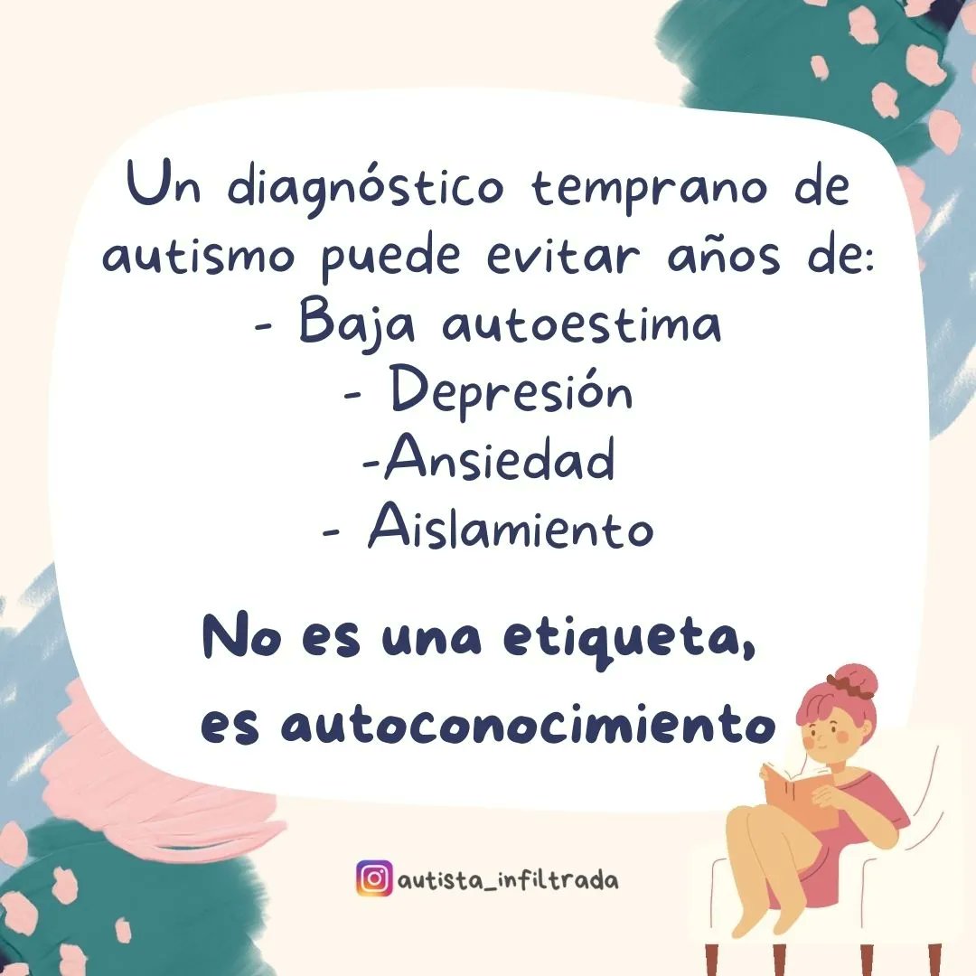 No tengo dudas de que identificar a las personas autistas de forma temprana mejora la calidad de vida ¡Incluso salva vidas! 
#autismo