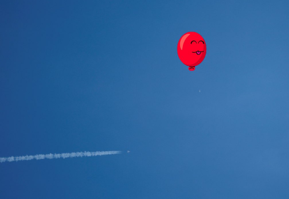 Another mysterious balloon is spotted 👀 #NFT #ChineseSpyBallon