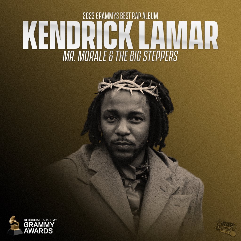 Kendrick Lamar's 'Mr. Morale & the Big Steppers' wins Best Rap