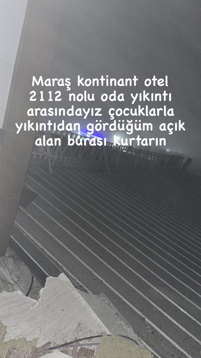 Dr arkadaş enkazda . Lütfen yayalım . AFAD Maraş a ulaşalım. Yanında küçük çocukları var çok korkmuş durumda #deprem #afad <a href="/AFADBaskanlik/">AFAD</a> <a href="/DepremDairesi/">AFAD Deprem</a>