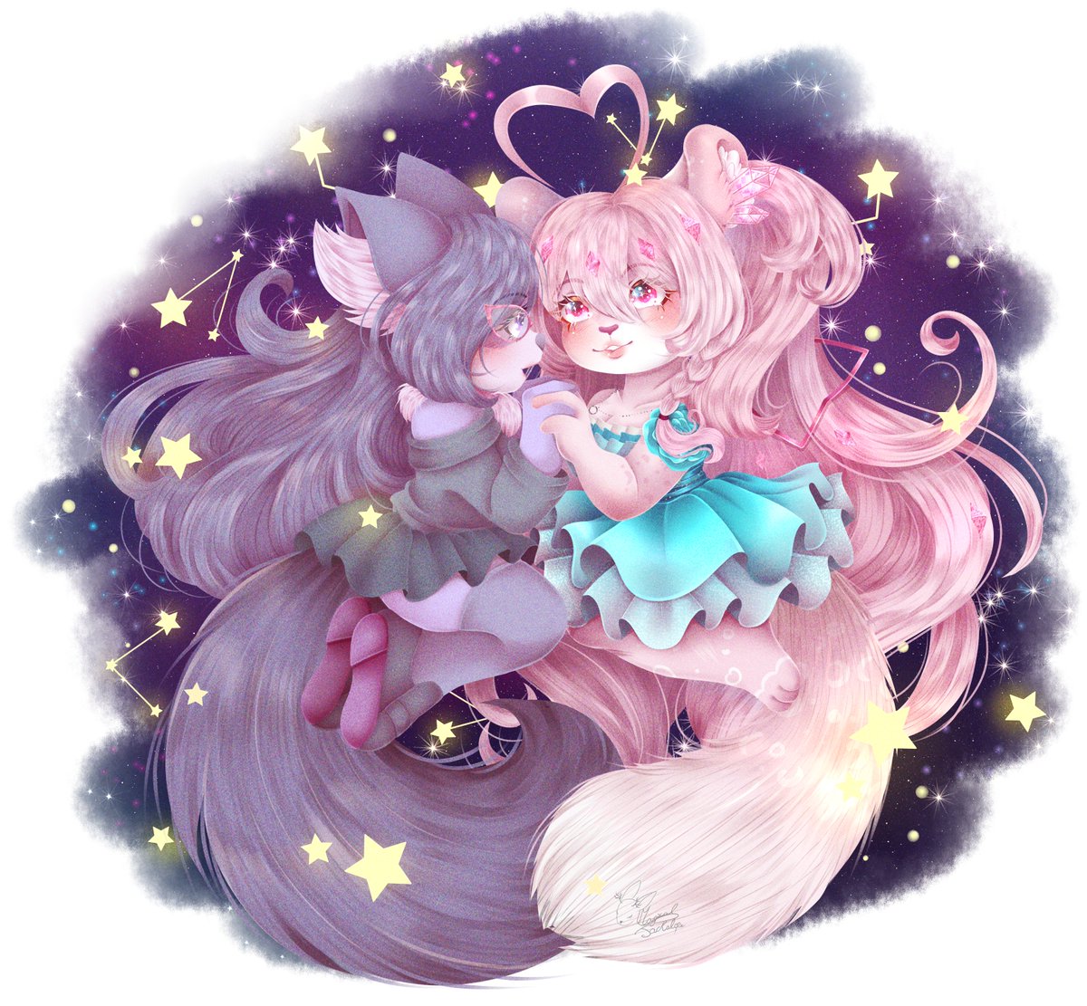 MagicalJackalop's tweet photo. @maj2k2 hello, thanks for the opportunity <3, here I leave some of my favorite drawings, some are commission trades and personal art <3 https://t.co/SOxFcaMVyz